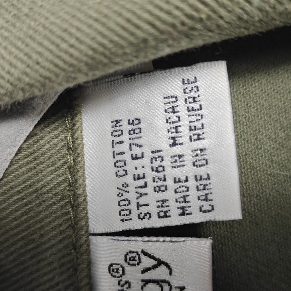 NEWPORT NEWS JEANOLOGY COLLECTION Olive Green Jean Jacket Size 4 - Picture 3 of 16